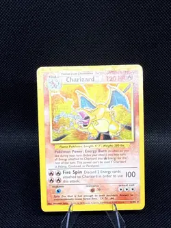 Charizard Holo Rare Pokemon Card Base Set Unlimited Edition 4/102 (heavy Played) - Image 1