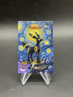 Umbreon Van Gogh Cracked Ice Pokemon Halloween Database Card 26 Peru Us Seller - Image 1