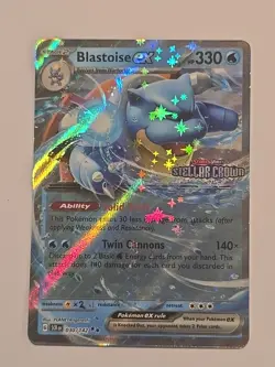 Blastoise ex (Stellar Crown Stamp) 030/142 Miscellaneous Cards & Products Holo - Image 1