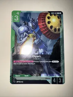 Gundam Card Game GD01 GD01-032 Gyan Rare R TCG CCG English - Image 1