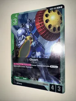 Gundam Card Game GD01 GD01-032 Gyan Rare R TCG CCG English - Image 3