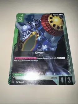 Gundam Card Game GD01 GD01-032 Gyan Rare R TCG CCG English - Image 4
