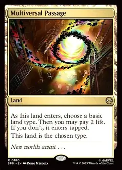 FOIL MTG - Marvel's Spider-Man - Multiversal Passage #0180 - Near Mint - Image 1