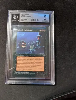 MTG Magic MINT All Hallow's Eve Italian Legends Reserve List Graded BGS 9 - Image 1