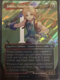 Zidane, Tantalus Thief (Borderless) (Surge Foil) Final Fantasy Foil - Image 1