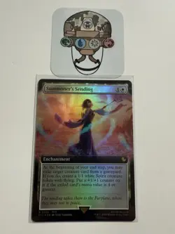 Summoner's Sending - Foil - Extended Art - Commander: Final Fantasy M/NM - 109 - Image 1