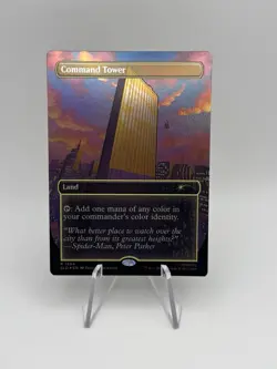 Command Tower 1994 Foil Marvel's Spider-Man: Heroic Deeds Secret Lair - Image 1