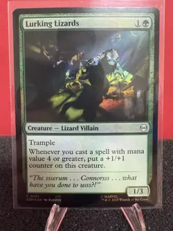 Lurking Lizards Marvel's Spider-Man Foil MTG 2025 C0107 - Image 1