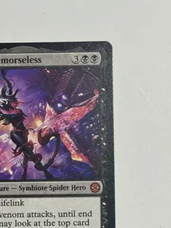 MTG Gwenom, Remorseless #0056 Marvel Spider-Man Mythic Rare Venom Spider Hero - Image 3