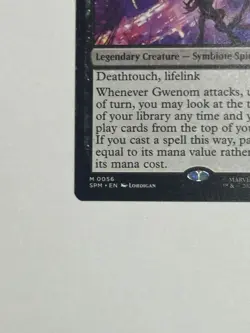 MTG Gwenom, Remorseless #0056 Marvel Spider-Man Mythic Rare Venom Spider Hero - Image 5