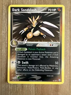 Pokemon TCG Dark Sandslash EX Team Rocket Returns 18/109 Regular Rare VLP - Image 1