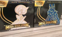 Pokemon TCG Mega Evolution Lucario & Gardevoir ETBs *Sealed* *Mint* *In-Hand* - Image 1