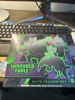 Pokemon TCG Scarlet Violet Shrouded Fable ETB Elite Trainer Box Factory Sealed - Image 1