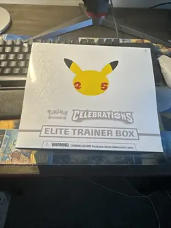 Pokemon Celebrations Elite Trainer Box ETB 25th Anniversary New Factory Sealed - Image 1
