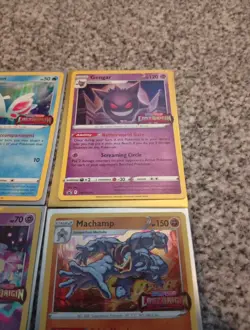 Pokemon Pre-Release Promo Lost Origin Full Set, SWSH240/241/242/243, Gengar, NM - Image 3