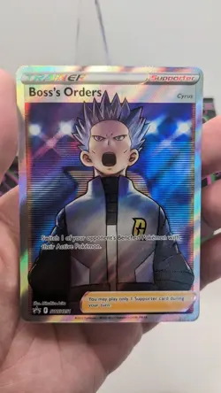 Pokemon TCG Boss's Orders Full Art Holo SWSH251 SWSH: Black Star Promo Card NM/M - Image 3