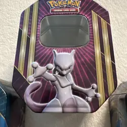 Pokemon TCG Empty Trio Tins Lot Of 4, Mewtwo, Latios, Blastoise & Gyarados - Image 4