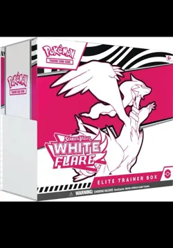 Pokemon Scarlet & Violet 10.5 White Flare Elite Trainer Box Sealed (Lot Of 2) - Image 1