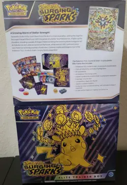 Pokemon Surging Sparks Elite Trainer Box Sealed (Lot Of 2) - Image 2