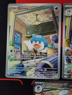 Pokemon Paldea Evolved Lot of 3 Illustration Rares - Quaxly, Quaxwell,... - Image 2