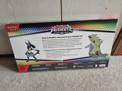 Pokemon TCG Prismatic Evolutions Lucario Ex + Tyranitar Ex Premium Collection - Image 2