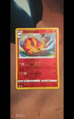 Pokemon TCG Centiskorch Fusion Strike 048/264 Reverse Holo Rare-NM - Image 1
