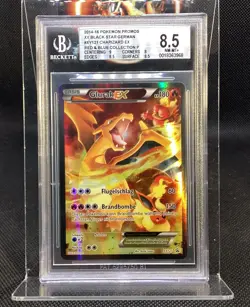 2014 Pokemon XY Black Star Promos Charizard Ex XY121 rare german- strong BGS 8.5 - Image 1