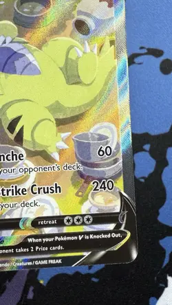NM Tyranitar V 155/163 Alternate Full Art Ultra Rare Battle Styles Pokemon - Image 4
