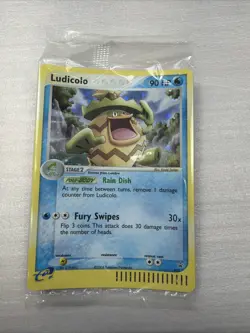 2004 Pokemon Nintendo LUDICOLO Foil sealed 020 Black Star - Image 1