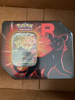 Pokemon TCG Team Rocket Persian Tin Destined Rivals Brand New Factory Sealed - Image 1