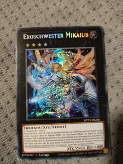 Yu-Gi-Oh! MP23-DE256 Exoschwester Mikailis 1. Auflage Prismatic Secret Rare - Image 1