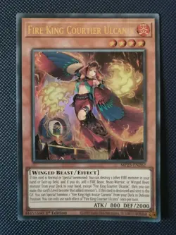 Fire King Courtier Ulcanix mp25-en262 1st Edition (NEW) Ultra Rare Yu-Gi-Oh! - Image 1