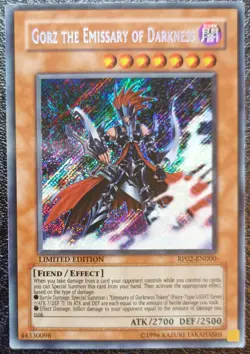 Yu-Gi-Oh! Gorz the Emissary of Darkness RP02-EN000 Secret Rare - Image 1