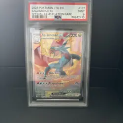 Pokemon TCG Salamence EX Journey Together Card 187/159 PSA 9 - Image 1