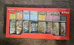 Pokemon TCG Prismatic Evolutions Costco 8 Mini-Tin Bundle w/ Promo Cards - Image 1