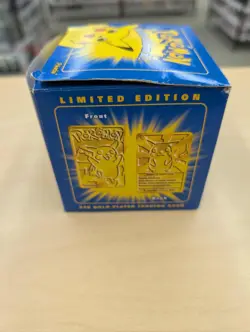 Pokemon 23k Gold-Plated Trading Card: 1999 Burger King toy PIKACHU NEW - Image 4