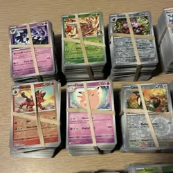 Bulk Lot 2400 Pokemon Cards Scarlet Violet Block Common Uncommon Rare Foil Mix - Image 2