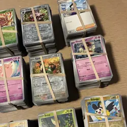 Bulk Lot 2400 Pokemon Cards Scarlet Violet Block Common Uncommon Rare Foil Mix - Image 3