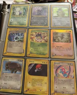 Loaded Pokemon Cards Collection Binder Multiple Card Lot Collectable - Image 1