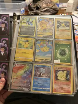Loaded Pokemon Cards Collection Binder Multiple Card Lot Collectable - Image 2