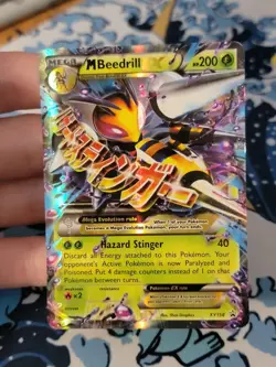 M Beedrill EX Promo XY Promos XY158 HP-DMG Pokemon Card - Image 1