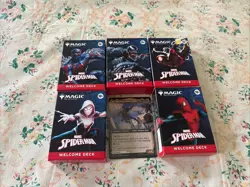 Magic The Gathering Mtg Spider-Man 5 Welcome Decks NEW Sealed W Promo Card Nycc - Image 1
