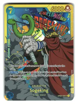 Sogeking OP03-122 SEC Pillars of Strength One Piece Card - Image 1