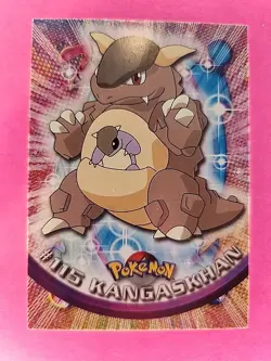 Kangaskhan Topps Pokemon Card WOTC NM - Image 1