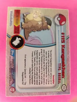 Kangaskhan Topps Pokemon Card WOTC NM - Image 2