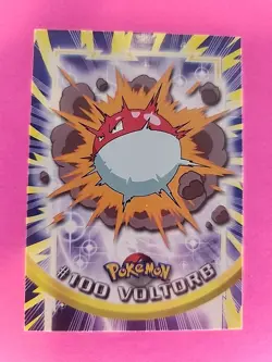 Voltorb Topps Pokemon Card WOTC NM - Image 1