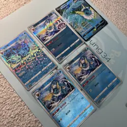 Vaporeon - Pokemon Chinese Horizons Gem Vol. 2 - 5 Card Lot - Various Holos - Image 2