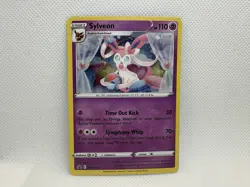 Pokemon Sylveon TCG Sword & Shield Promo Card SWSH211 Black Star 2022 - Image 1