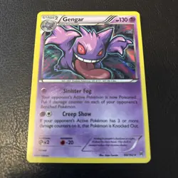 Pokemon Gengar Holo Rare TCG Card 60/162 XY Breakthrough - Image 1