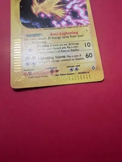 Zapdos H32/H32 Aquapolis Holo Pokemon Cards - Image 5
